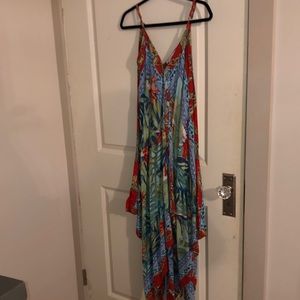 Beautiful New York and Co Handkerchief print dress in M perfect condition